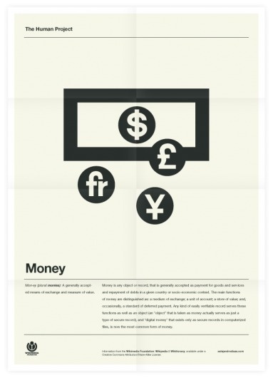 The Human Project (Money) Poster #inspiration #creative #design #graphic #grid #system #poster #typography