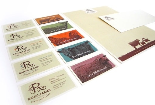 Design Work Life » Anderson Design Group: Rahal Farms Branding #design