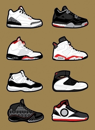 Harsky #jordan #nike #sneakers #illustration