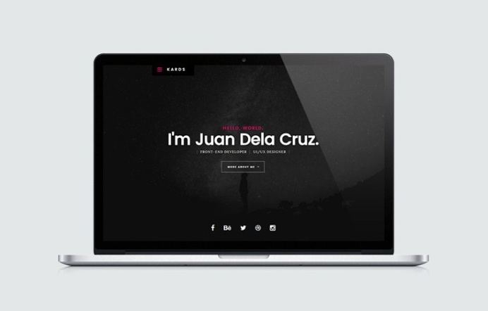 Kards : Personal vCard Website Template