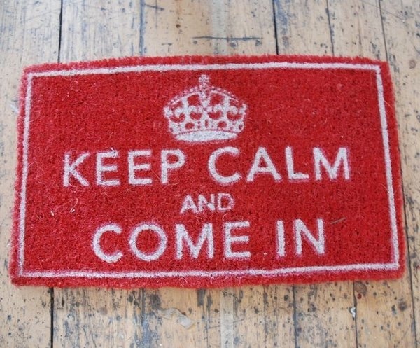 Keep Calm and Come In Door Mat #gadget #mat