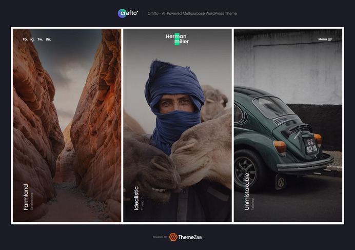 A visual playground for #photographers and #creatives who want to make a bold statement online. This demo from the #Crafto #WordPress #theme blends minimalist layouts with fullscreen sliders, #parallax scroll, and elegant galleries — giving your photos the attention they deserve.

Ideal for #portfolios, photo #studios, and personal brands, it's crafted with precision using #Elementor and powered by #AI for effortless customization.

Clean, immersive, and performance-optimized. Turn your shots into stories with Crafto.
