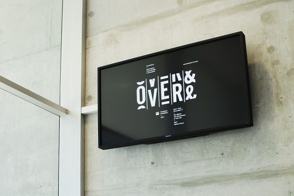Over and Over Exhibition : Luke Robertson #movement #motion #split #time #logo #typography