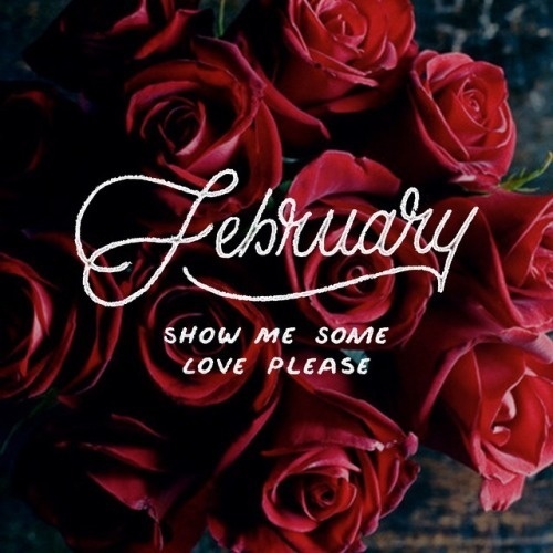 February - Show Me Some Love Please #valentines #lettering #roses #february #day #hand #love #typography