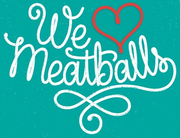 Meatball Lovers – Jason Wong – Friends of Type #type #meatballs