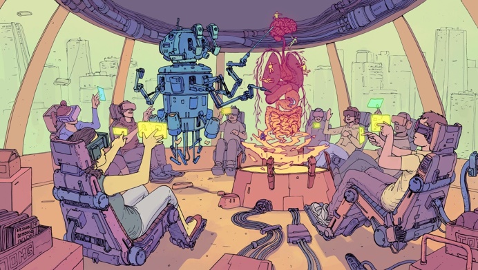 Josan Gonzalez for Medium.com AD: Erick Fletes #illustration #josangonzalez