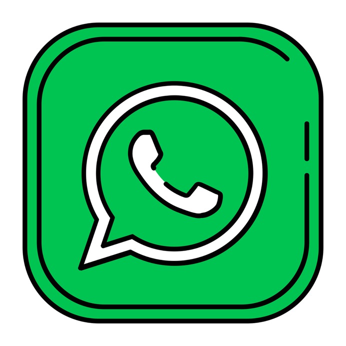 See more icon inspiration related to whatsapp, brands and logotypes, brand, logotype, logo, social network and social media on Flaticon.