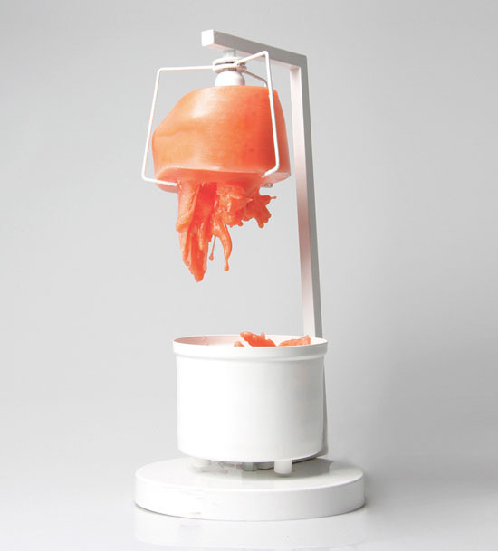 Regenerative wax lamp by Merve Kahraman #lamp #wax