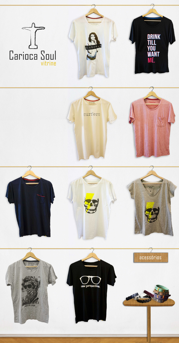 Carioca Soul | Vitrine | Identidade Visual de Pagina #carioca #shirt #tee #vitrine #shirts #soul