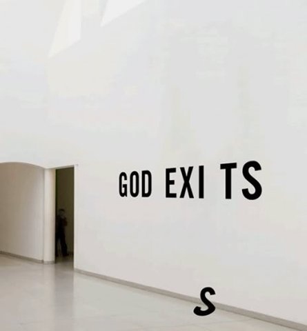 FFFFOUND! | (2) Tumblr #god #exists #installation