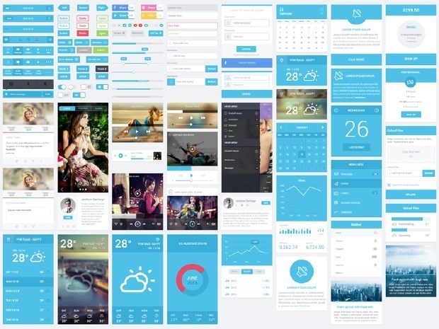 free ui kits for_designers_07 #dashboard