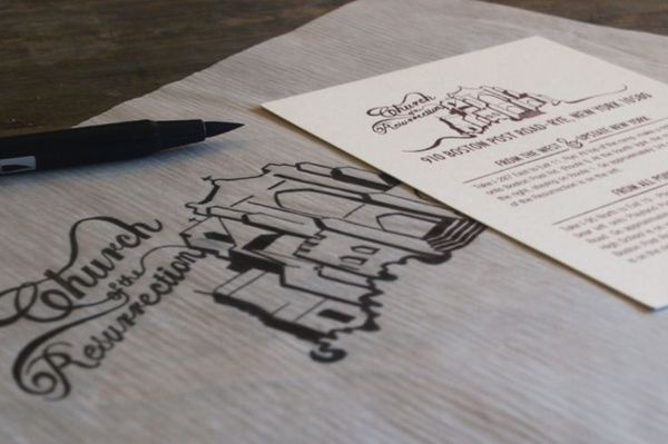 Gina & Bryan's Wedding Invites - Katie Steward's Portfolio #wedding #design #invitations #illustration #drawn #type #hand