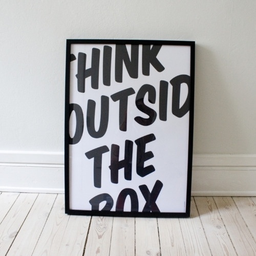 Typeverything.com 'Think' by Thomas Braestrup. - Typeverything #print #poster #typography