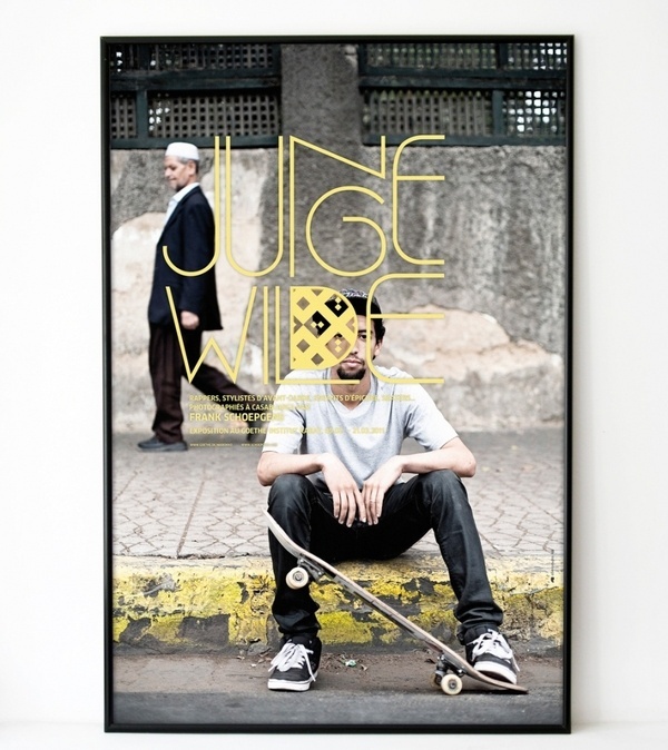 A'ZERO STUDIO / JUNGE WILDE #morocco #affiche #photography #poster #typographie