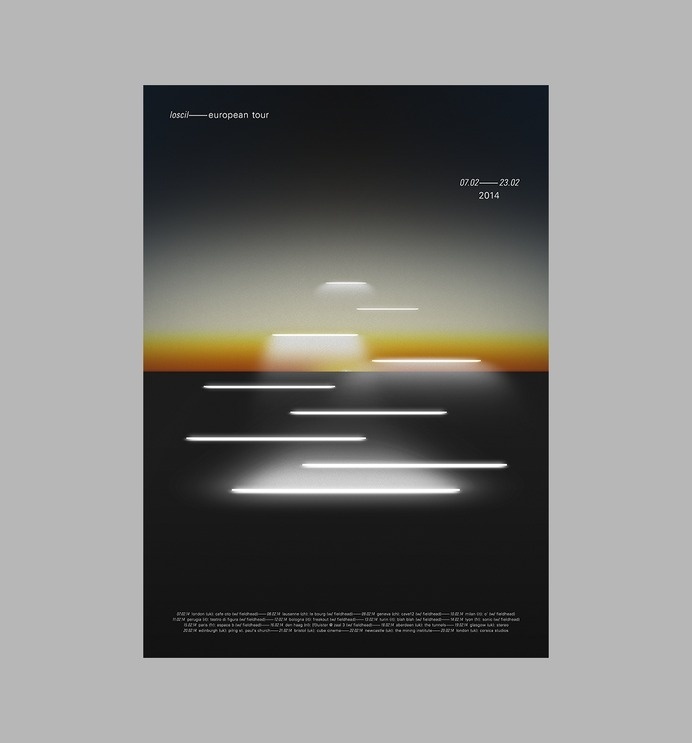 Loscil #tour #art #poster #landscape