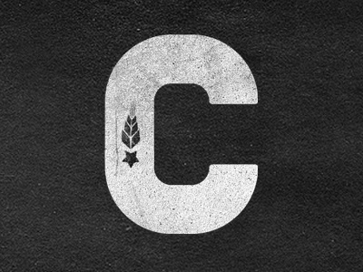 Dribbble - C Brand by Clint McManaman #block #letter #brand #vintage #grunge #logo