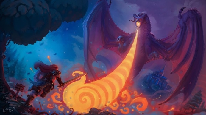 Beware Of Dragon by Luke Clough