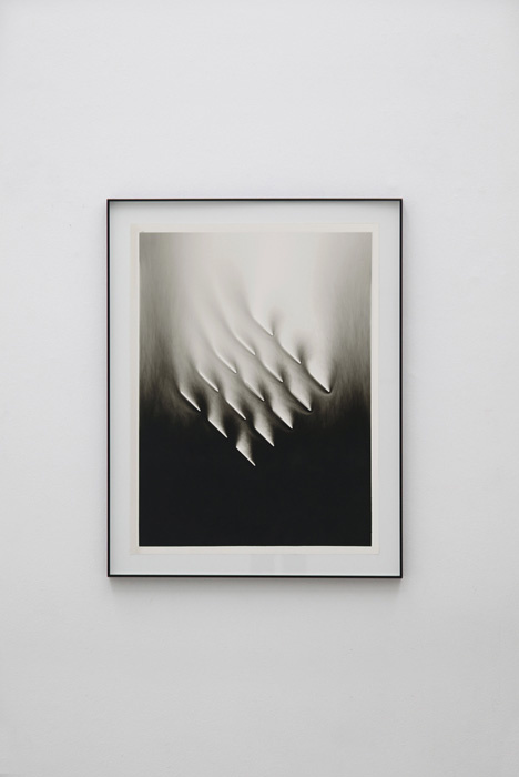 Print, black and white, black, white, gradient