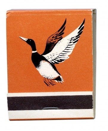 tumblr_mrt6brcdEz1qglngho1_400.jpg (363×440) #illustration #matches #vintage #duck