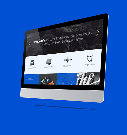 Indigo - WordPress Portfolio Fluid/Retina ThemeIndigo is a powerful, Retina Fluid + Responsive Theme. This theme was built with passion, a #bootstrap #unique #theme #webdesign #wordress