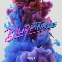Blue, pink and purple power colour palette. So extra. Design your heart out.