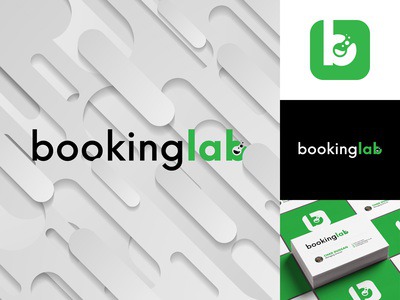 Bookinglab Logo Design 🧪 letter logo logo designer modern logo logo mark b logo brand identity technology technology logo tech logo illustrator logo minimal design icon vector branding
