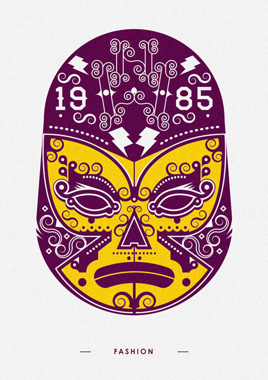 mask #letterpress