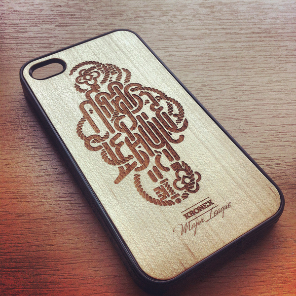 Wooden case by André Beato #andre #design #iphone #case #beato #kronex #typography