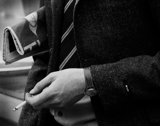 JJJJound #cigarrete #white #watch #black #and