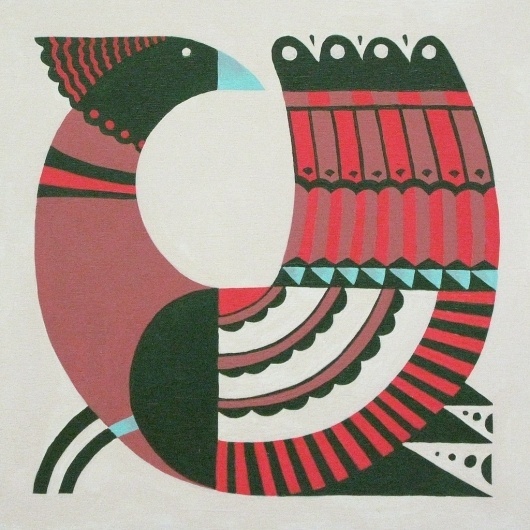 All sizes | Good Old Days (red) - Andrew Holder | Flickr - Photo Sharing! #paint #bird