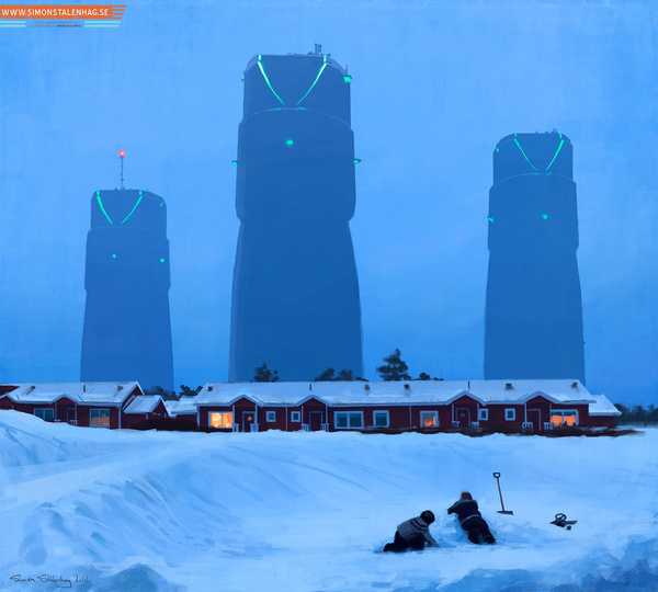 Simon Stålenhag Art Gallery #simon #painting #stlenhag #art