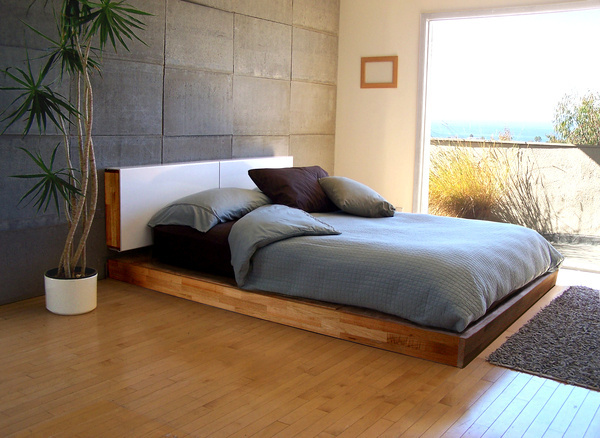 Platform bed by Mash Studios #bedframe #bed