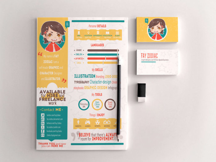 Free Cute Resume Template