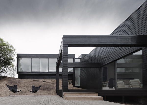 CJWHO ™ (Ridge Road Residence by Studio Four We sought to...) #design #black #wood #photography #architecture #residence #luxury