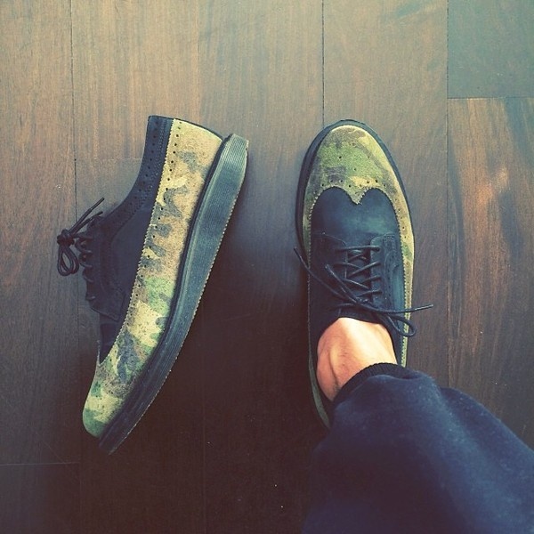 napoleonfour #camo #shoes #camouflage #brogues