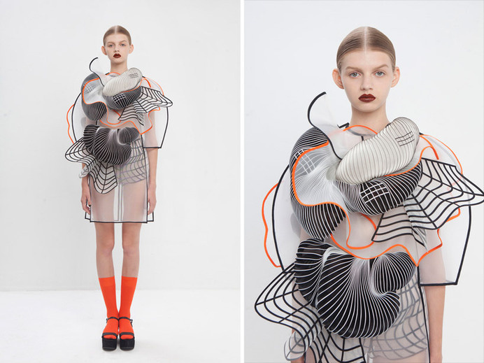 noa raviv stratasys hard copy fashion collection 3d printing israel #printed #3d