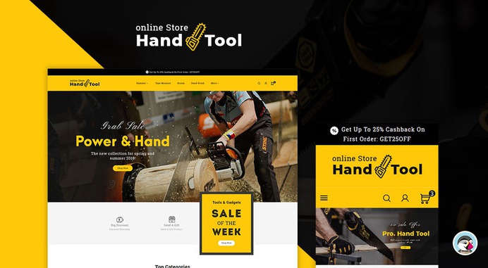#Hand #Tools & #Constriction #Works - #Prestashop #Responsive #Theme | #TemplateTrip #eCommerce #Website #Design #Template
