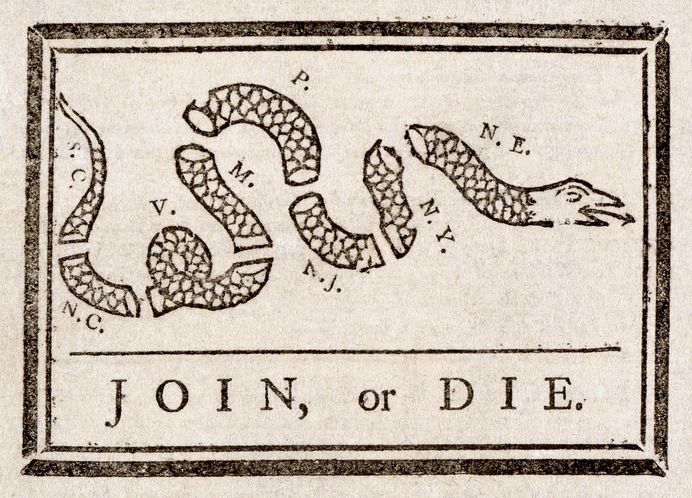 __Benjamin Franklin's "Join, or Die" cartoon