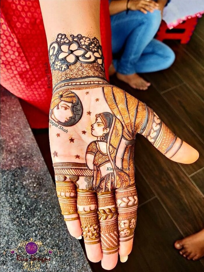 Kinjal Mehndi Art - Simple Traditional Design! Demo for Basic students! For  mehndi order bookings and classes contact Kinjal Shah : 09833887817...  #peacock #tattoodesign #indianhenna #mehndidesigns #hennaart #loveformehndi  #traditionalmehndi ...