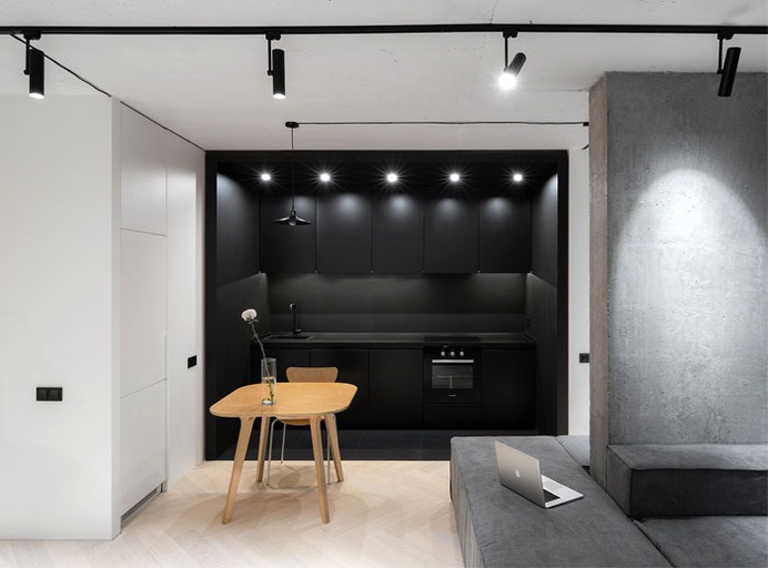 Lipky Twins Studio Apartments Design by PAINTIT - InteriorZine