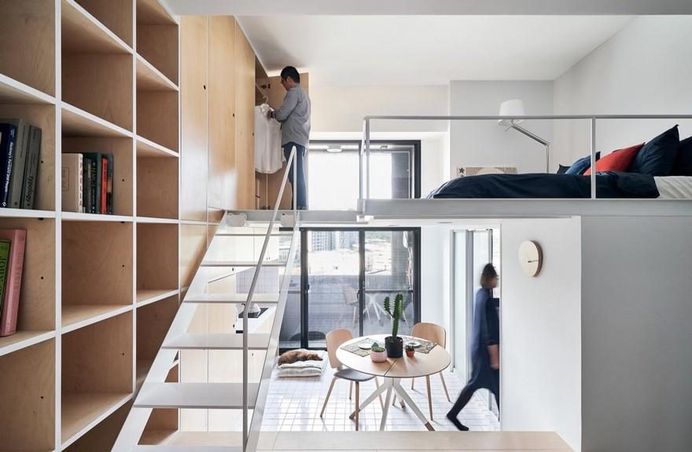 Muzha Micro Flat, Phoebe Sayswow Architects