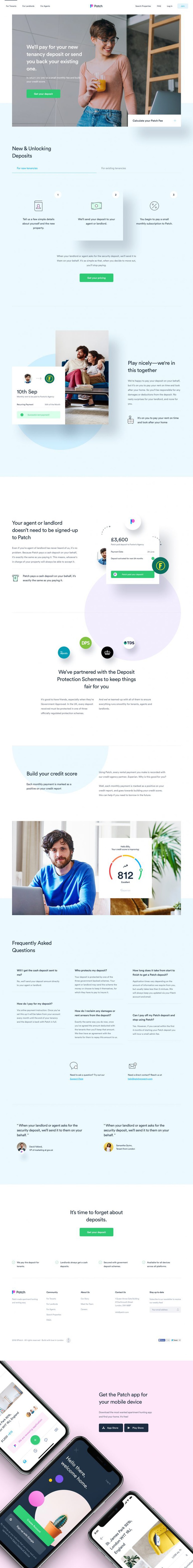Patch – Tenant Landing Page by Filip Justić