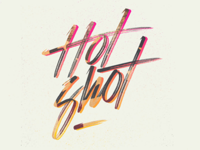 Hot Shot - Mike Greenwell #handLettering #typography