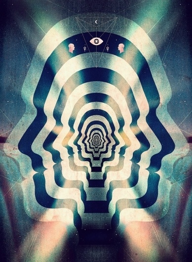 Tim Jarvis » Leif Podhajsky #psychdelic #podhajsky #artwork #leif #ascension #collage #stripe