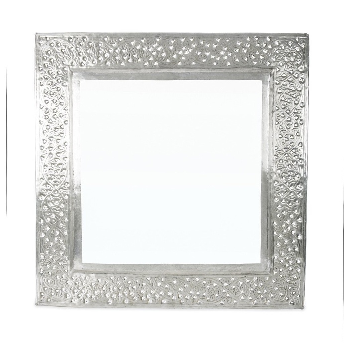 Aluminium Square Mirror Frame, 70cm