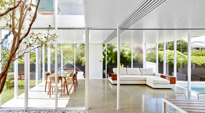 White Brick House by James Russell Architect - InteriorZine#architecture #house #home #decor #interior