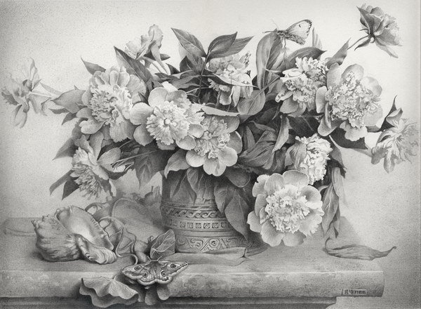 30 Beautiful Flower Drawings #flower #drawings