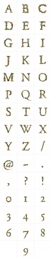 Novo Typo - PURE - Character Set #novo #design #typeface #typo #typography