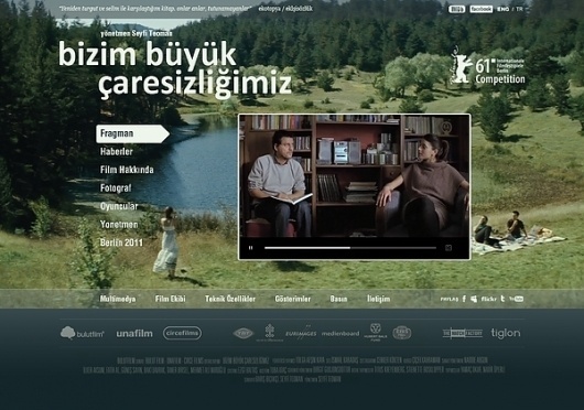 'Our Grand Despair' movie website on Web Design Served #vcvcvbb