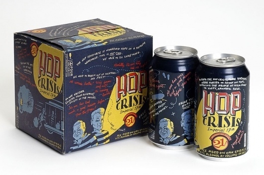 Hop Crisis Imperial IPA #packaging #beer #identity